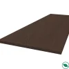 Plan de travail ilot central stratifié HPL chêne brun 1600 x 900 x 38 mm