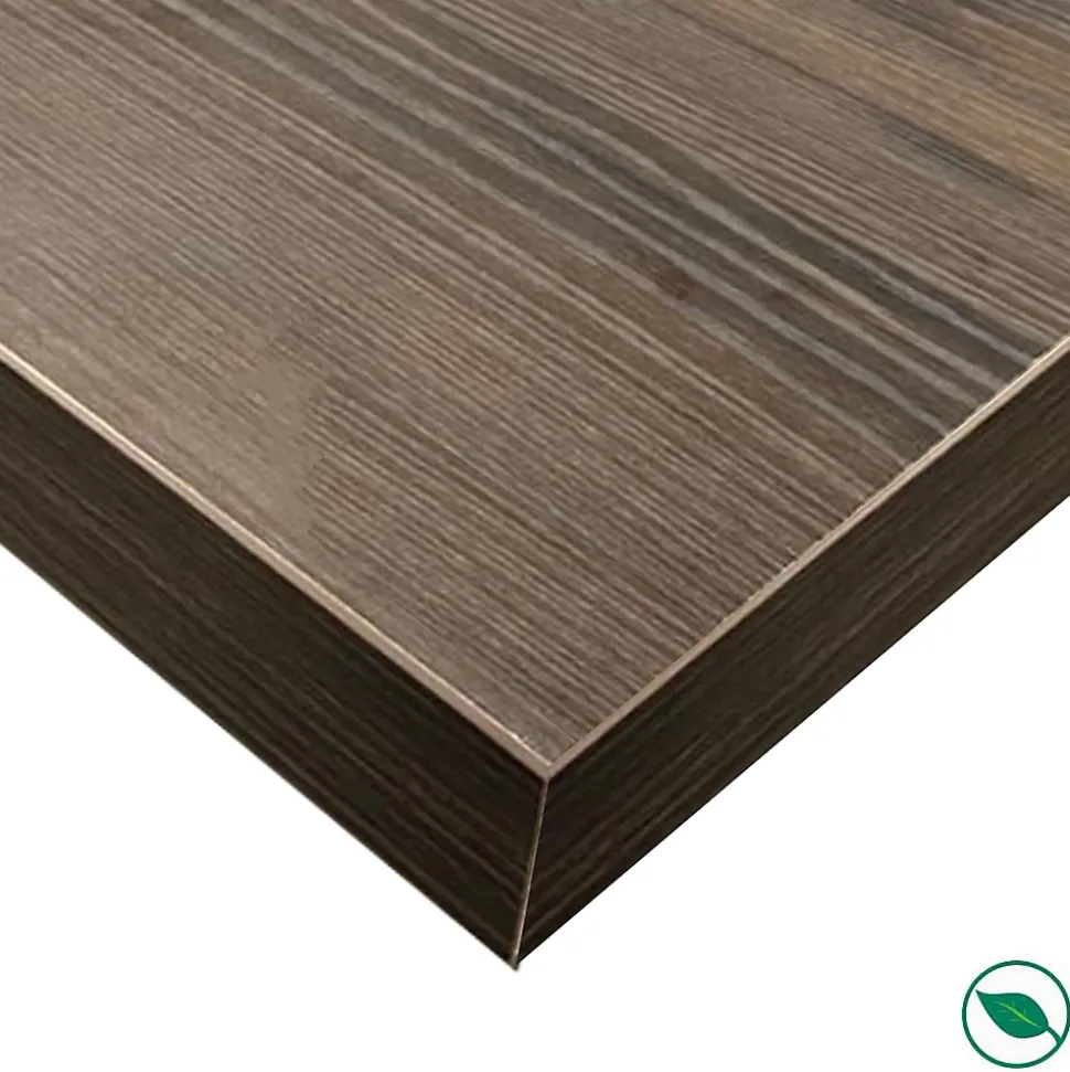 Plan de travail ilot central stratifié HPL chêne brun 1600 x 900 x 38 mm