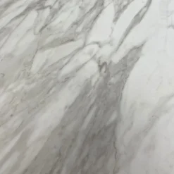 Plan de travail ilot central stratifié HPL marbre blanc 1600 x 900 x 38 mm