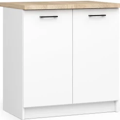 Plan de travail pour la cuisine AKORD S80 OLIWIA Chêne Sonoma 80 cm 80x60x3,2 cm