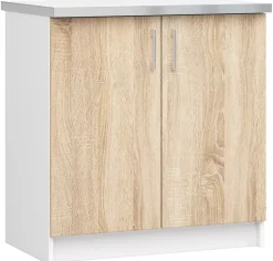 Plan de travail pour la cuisine AKORD S80 LIMA Blanc 80 cm couleur Blanc 80x54x3,2 cm