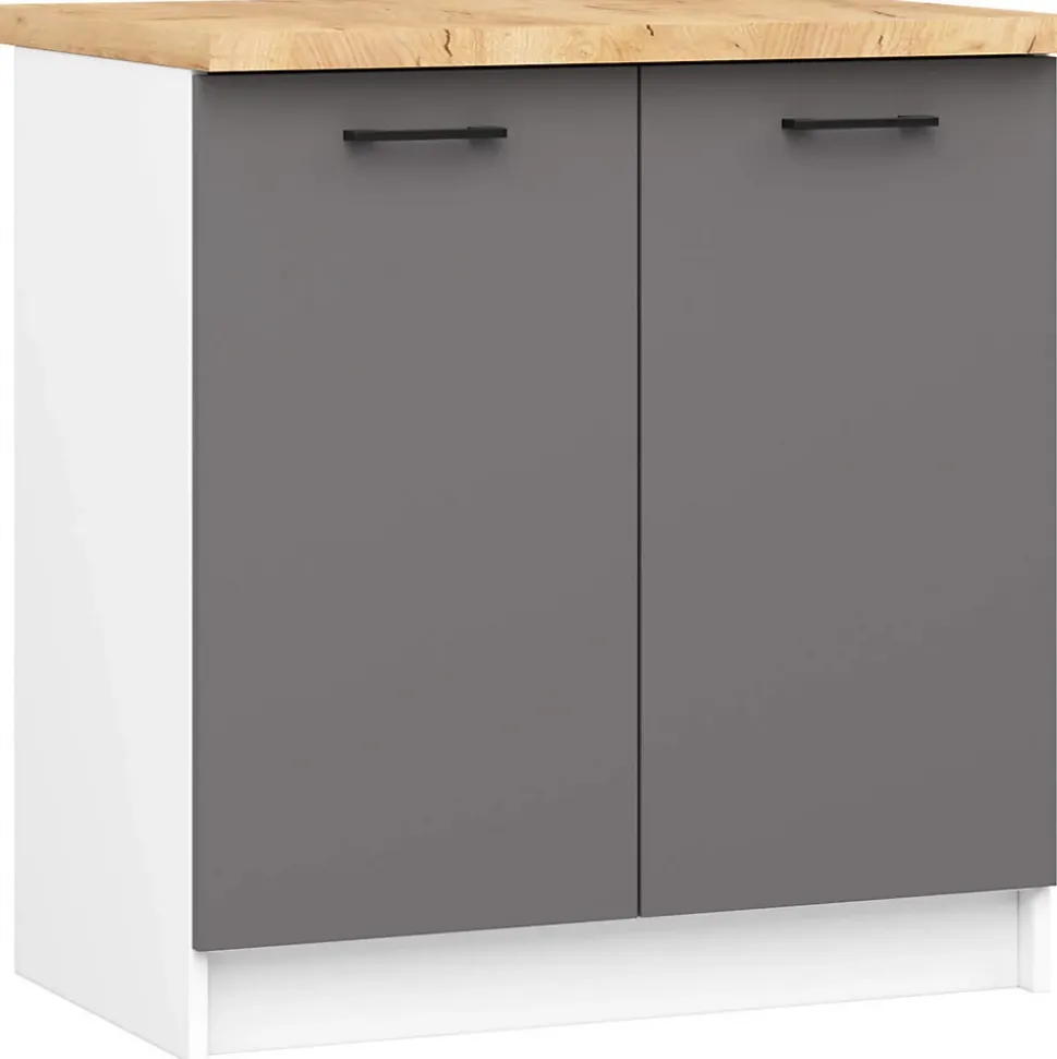 Plan de travail pour la cuisine basse AKORD S80 OLIWIA Chêne Craft 80 cm couleur Chêne Craft 80x60x3,2 cm