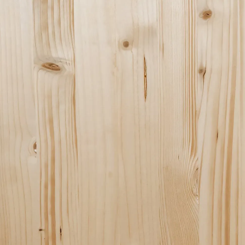 Plan de travail sapin massif lamellé collé abouté 2500 x 600 x 28 mm