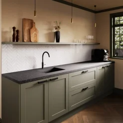 Plan de travail stratifié CPL Granit foncé 3040 x 640 x 38 mm