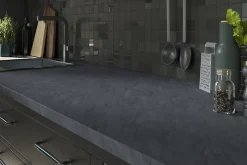 Plan de travail stratifié Galaxie décor béton L.240 x l.63,5 x Ep 2,8 cm