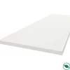 Plan de travail stratifié HPL blanc 2000 x 650 x 38 mm