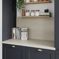 Plan de travail stratifié aspect bois pâle GoodHome Berberis L.300 x Ép.3,8 cm