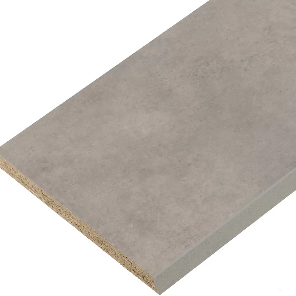 Plan de travail stratifié béton 2750 x 640 x 28 mm