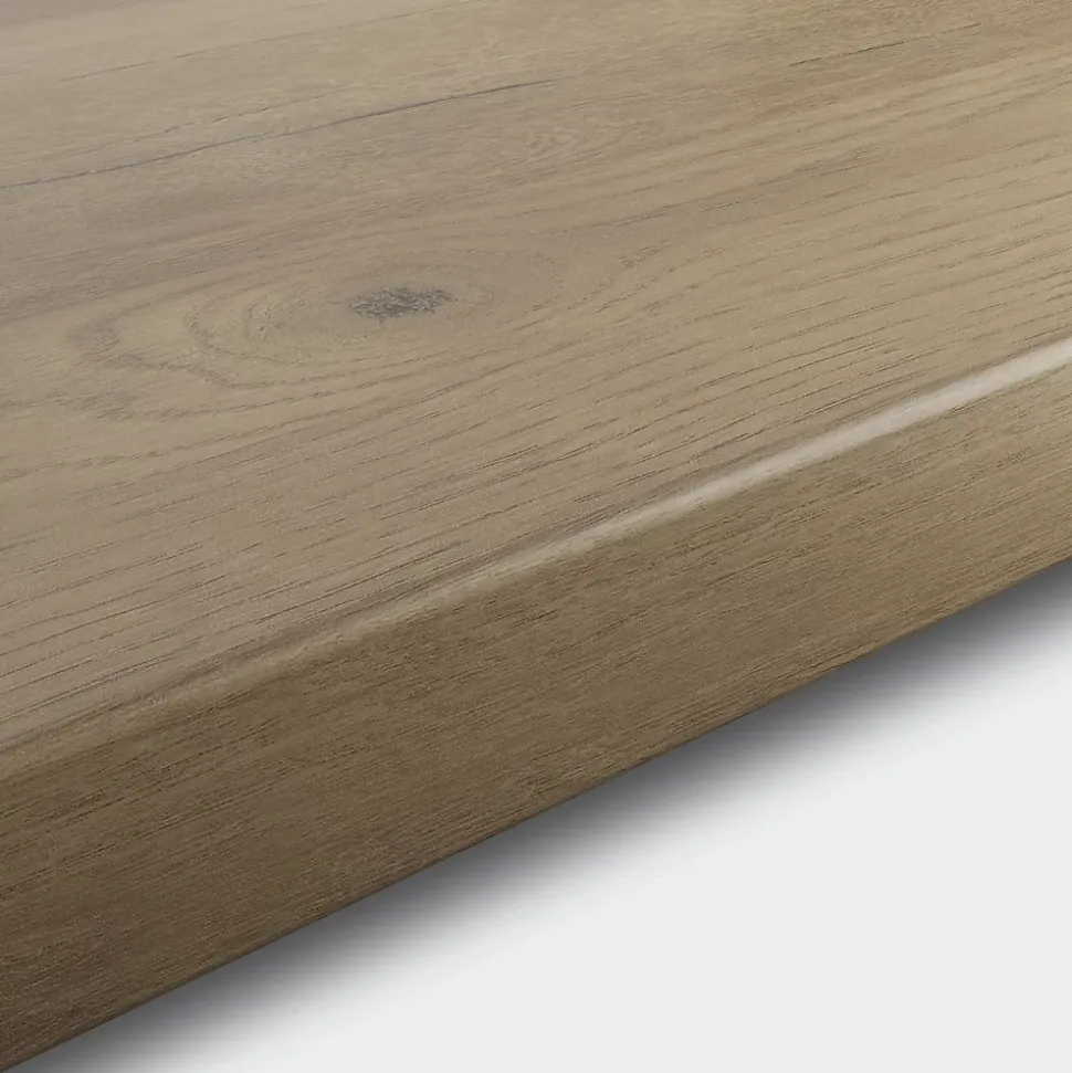 Plan de travail stratifié effet bois rustique L.300 x l.62 x ép.3,8 cm, GoodHome Kabsa