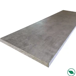 Plan de travail stratifié minéral 2000 x 650 x 38 mm