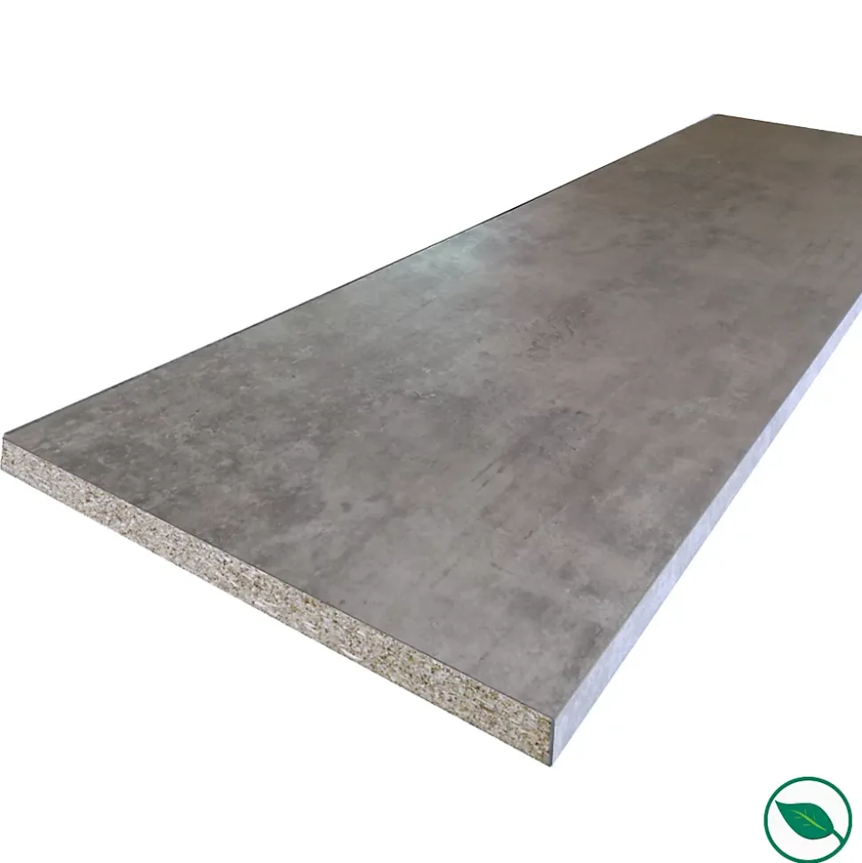 Plan de travail stratifié minéral 2000 x 650 x 38 mm