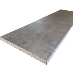 Plan de travail stratifié minéral 2000 x 650 x 38 mm