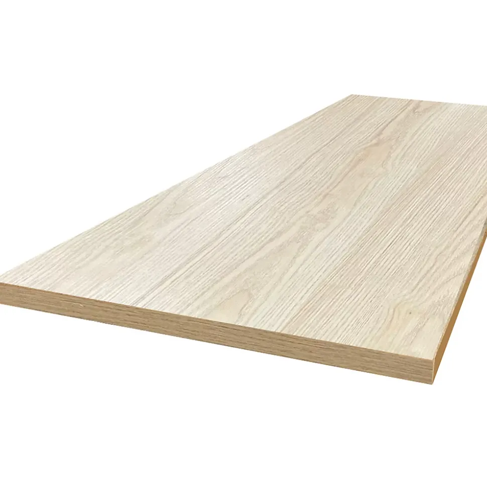 Plan de travail stratifié HPL chêne clair 2000 x 650 x 38 mm