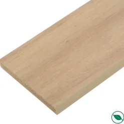 Plan de travail stratifié chêne clair 1850 x 610 x 28 mm