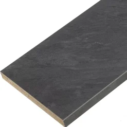 Plan de travail stratifié ardoise foncé 2750 x 640 x 28 mm