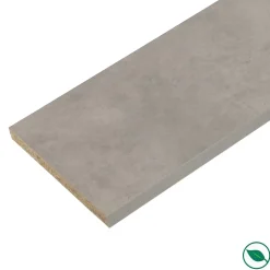 Plan de travail stratifié béton 1850 x 610 x 28 mm