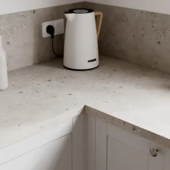 Plan de travail stratifié décor fusion granit GoodHome Berberis L.300 x Ép.3,8 cm