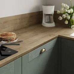 Plan de travail stratifié aspect chêne GoodHome L.180 x l.62 x Ép.2,8 cm