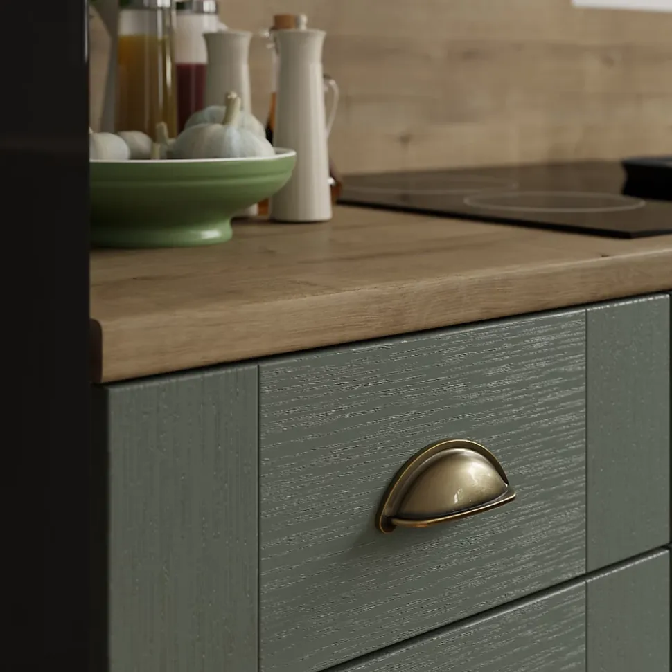 Plan de travail stratifié aspect chêne GoodHome L.180 x l.62 x Ép.2,8 cm