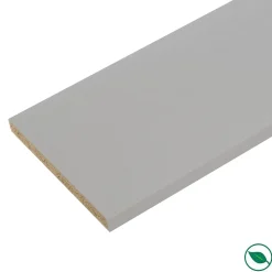 Plan de travail stratifié aluminium 2770 x 640 EP 38 mm