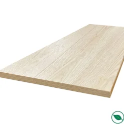 Plan de travail stratifié HPL chêne clair 3000 x 650 x 38 mm