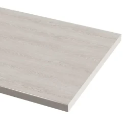 Plan de travail stratifié aspect bois blanc GoodHome Kabsa L.300 x l.62 x Ép.3,8 cm