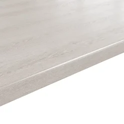 Plan de travail stratifié aspect bois blanc GoodHome Kabsa L.300 x l.62 x Ép.3,8 cm