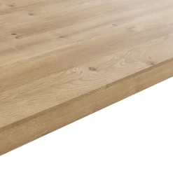 Plan de travail stratifié effet bois rustique Izee L. 246 cm x l. 63,5 cm x Ép. 38 mm