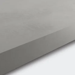 Plan de travail stratifié gris effet béton L.300 x l.62 x ép.3,8 cm, GoodHome Kala