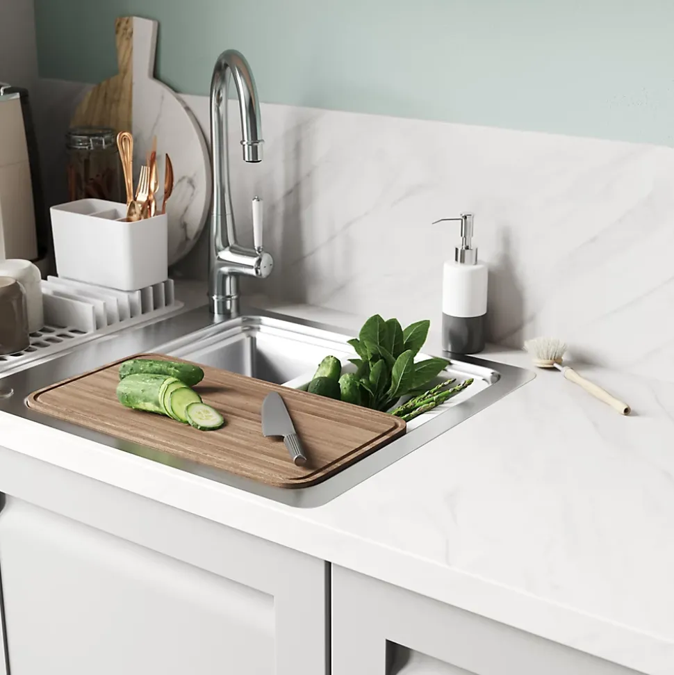 Plan de travail stratifié effet marbre blanc Izee L. 246 cm x l. 63,5 cm x Ép. 38 mm