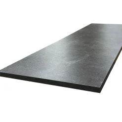 Plan de travail stratifié HPL ardoise 2000 x 650 x 38 mm
