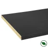 Plan de travail stratifié CPL Marbre noir 3040 x 640 x 38 mm