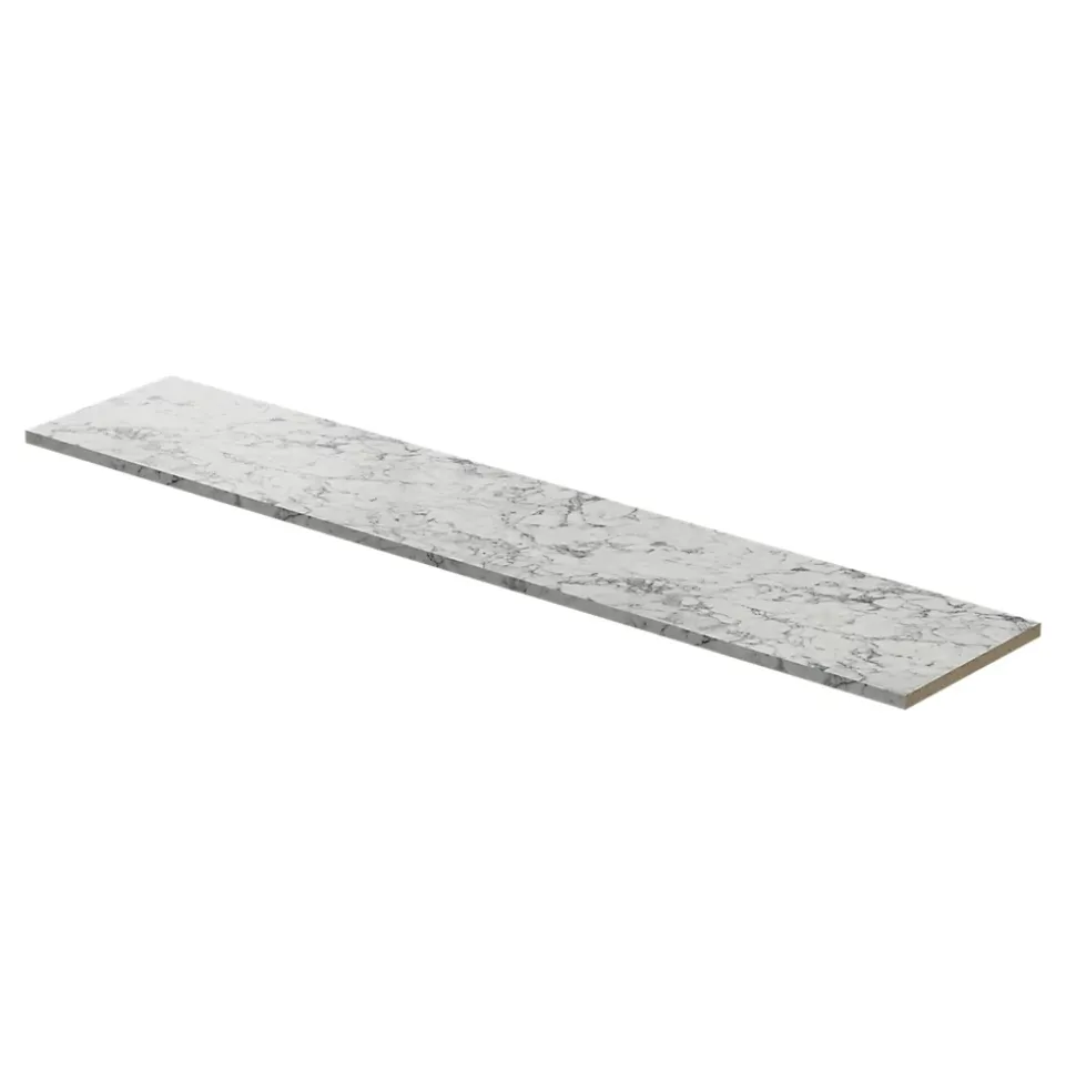 Plan de travail stratifié aspect quartzite GoodHome Berberis L.300 x Ép.3,8 cm