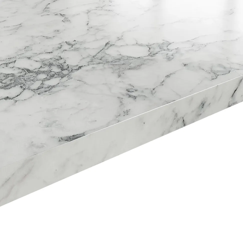 Plan de travail stratifié aspect quartzite GoodHome Berberis L.300 x Ép.3,8 cm