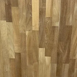 Plan de travail teck massif lamellé collé abouté 2000 x 650 x 26 mm