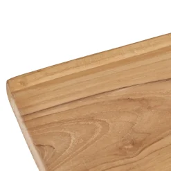 Planche à découper 40 cm bois de teck avec poignée originale - NOLA