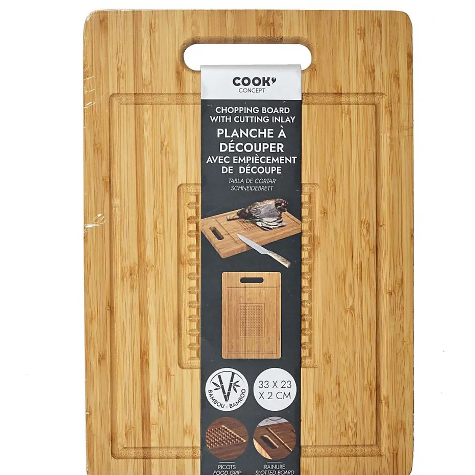 Planche à découper avec empiècement de découpe