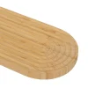 Planche à découper avec rainures en bambou 60x16cm - Beige- 5five