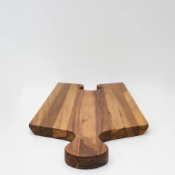 Planche à Découper de Cuisine en Bois Teck Massif Indo - 14x150x450mm