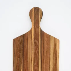 Planche à Découper de Cuisine en Bois Teck Massif Indo - 14x150x450mm