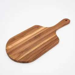 Planche à Découper de Cuisine en Bois Teck Massif Indo - 14x195x500mm
