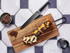 Planche à découper en bois d'acacia STINE - 39 x 19cm