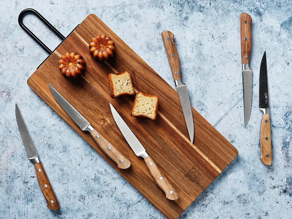 Planche à découper en bois d'acacia STINE - 39 x 19cm