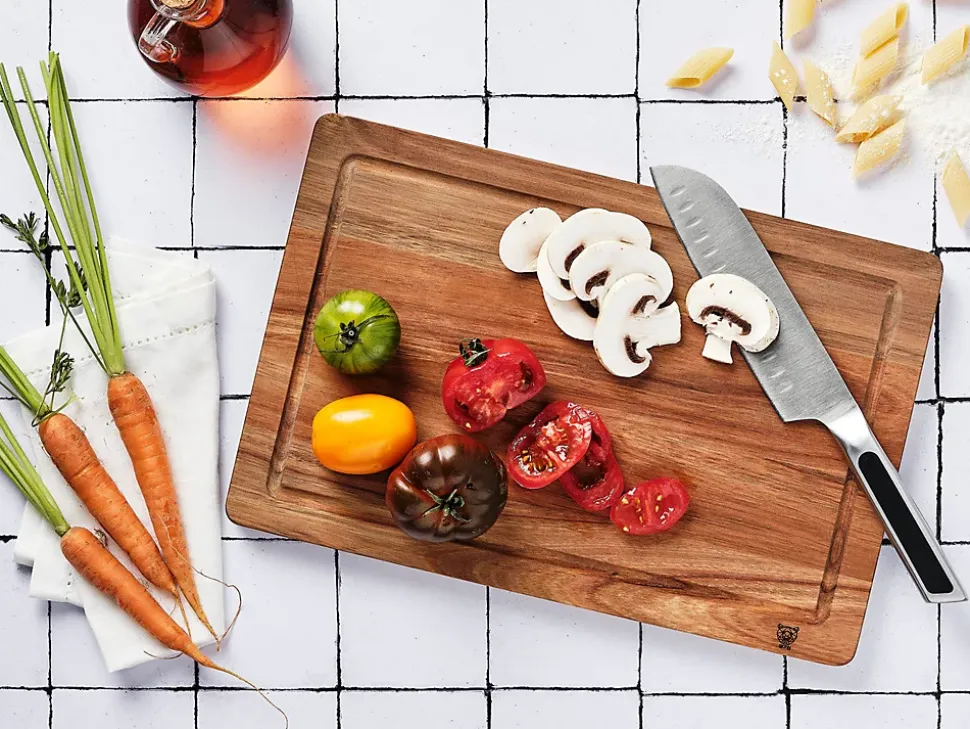 Planche à découper en bois d'acacia ALVA - 38 x 25cm