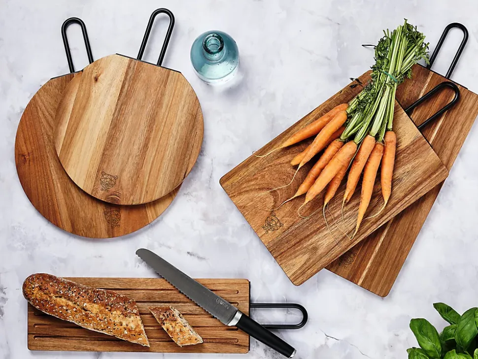 Planche à découper en bois d'acacia STINE - 33 x 23cm