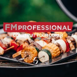 Planche à découper, hêtre avec rigolle et collecteur de sang 34 x 20 cm, par 2 FM Professional Gourmet édition