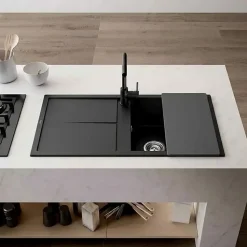 Planche à découper multifonction Elleci ELENA gris 50 cm