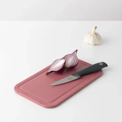 Planche à découper rectangulaire en plastique Brabantia Tasty raisin rouge