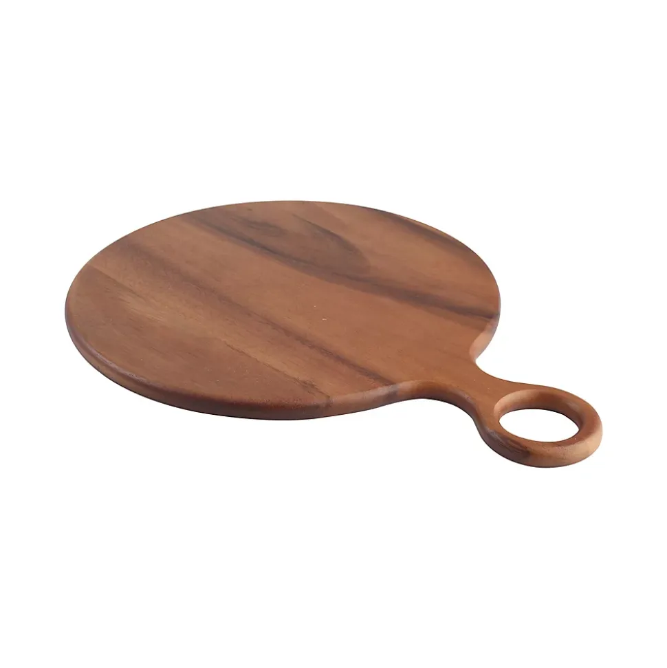 Planche à découper ronde 33 cm en acacia