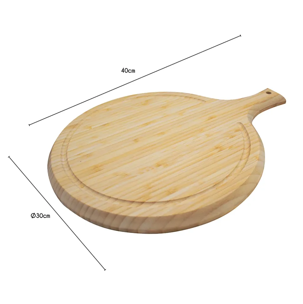 Planche à découper ronde en bambou Box & Beyond